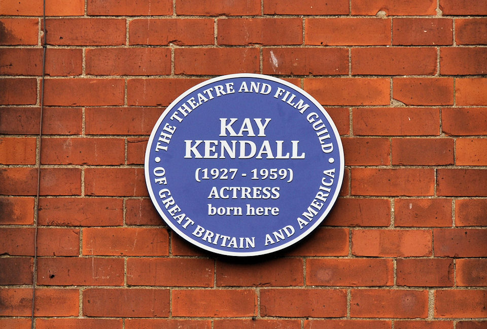 Kay Kendall commemorative plaque